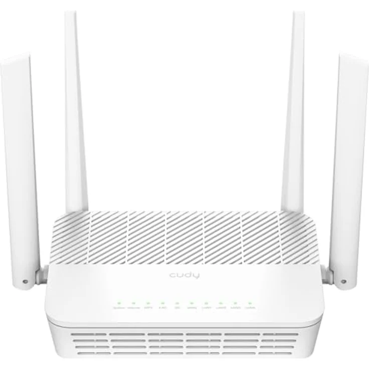 Cudy WR3000S AX3000 Dual Band WiFi 6 Mesh Router, 5 Gigabit Ethernet RJ45 Ports, 4 Antennen, MU-MIMO, OpenVPN, Wireguard, Zerotier, Ipsec VPN, Cloud APP – Bild 1