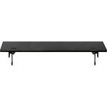 SCHWAIGER 661811 TV-Regal Monitorständer Bildschirmregal Multimedia-Ablage TV-Topper Halterung Fernseher Lautsprecher-Halter Recieverhalterung 24 Zoll