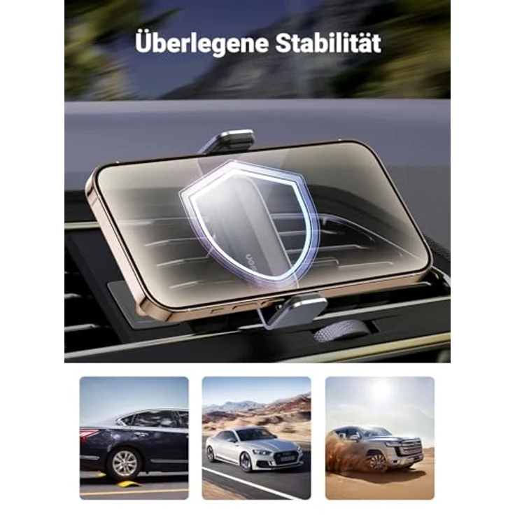 UGREEN Air Vent Car Mount Phone Holder Black – Bild 4