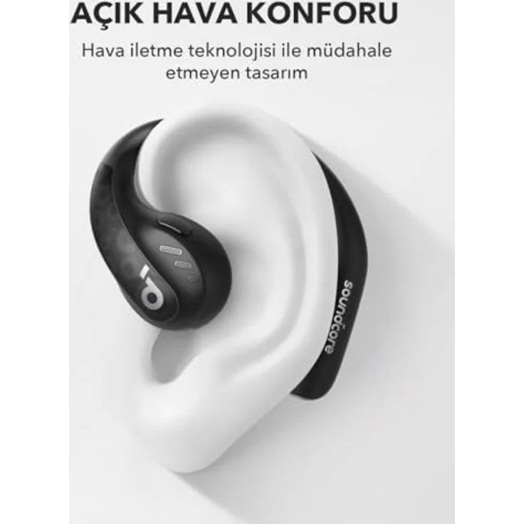Anker SoundCore AeroFit Pro Black (Kabellos) On-Ear Kopfhörer, Schwarz – Bild 9
