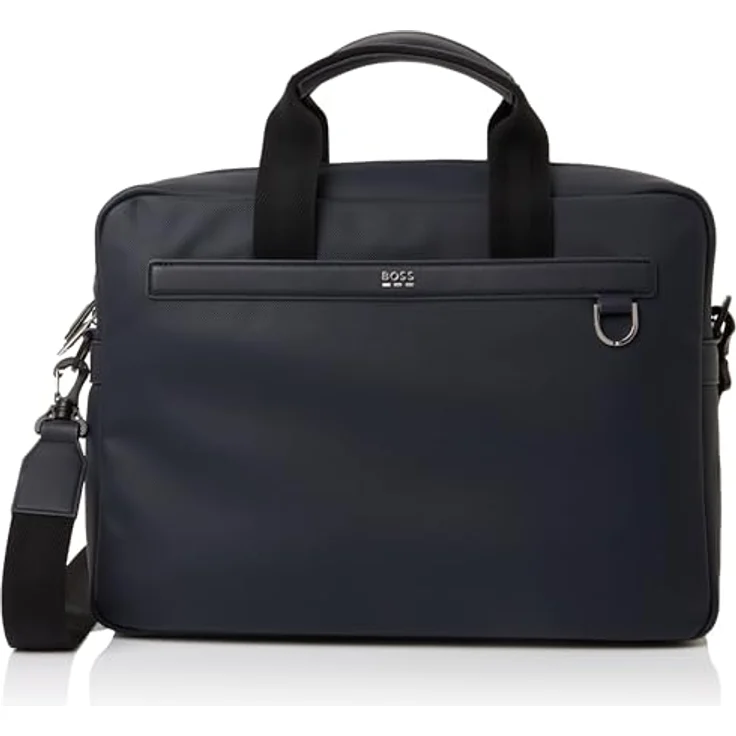 Boss Jinko Aktentasche 39 cm mit Laptopfach, 100% Polyurethan, dunkelblau – Bild 1