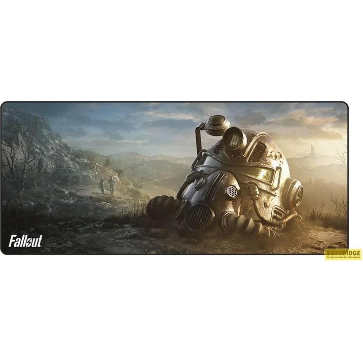 DEVplus Fallout Oversize Mousepad Keyart Helmet (XXL), 80 x 35 cm, offiziell lizenziertes Gaming-Mauspad