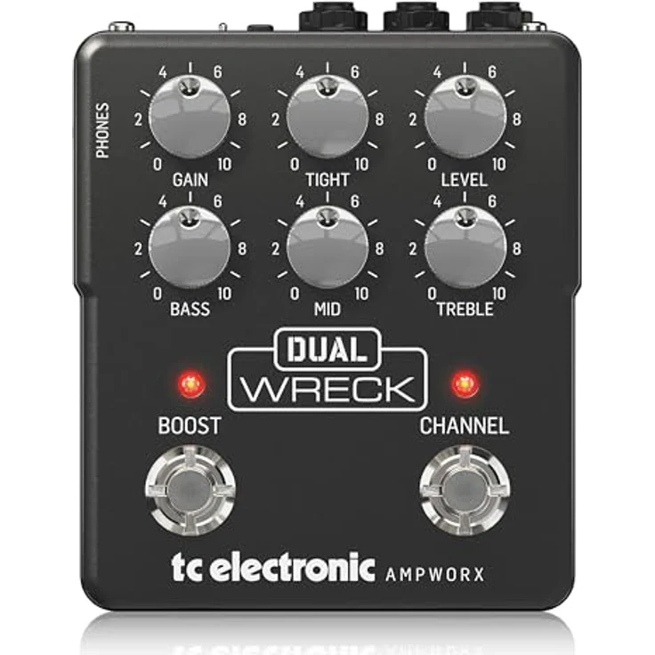 TC Electronic DUAL Wreck PREAMP Gitarrenpedal | Authentischer Dual Rectifier-Ton, vielseitige Channels, Pre/Post Boost, DI und Kopfhörer-Ausgänge – Bild 1