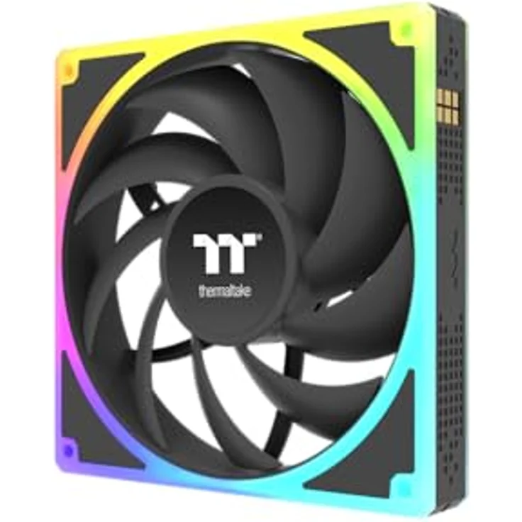 Thermaltake TOUGHFAN EX 120, ARGB Gehäuselüfter, 3er Pack, PWM, bis 2000 RPM, 59.34 CFM, 25.7 dB(A) – Bild 1