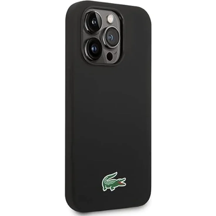 Lacoste LCHMP14LSLOK Hülle für iPhone 14 Pro 6.1" Schwarz Hardcase Silikon – Bild 4