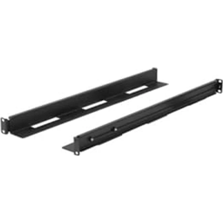 Lanberg AK-1902-B, 1U Sliding Rails aus Stahl, ausziehbar 650-1090 mm, belastbar bis 90 kg, schwarz – Bild 4