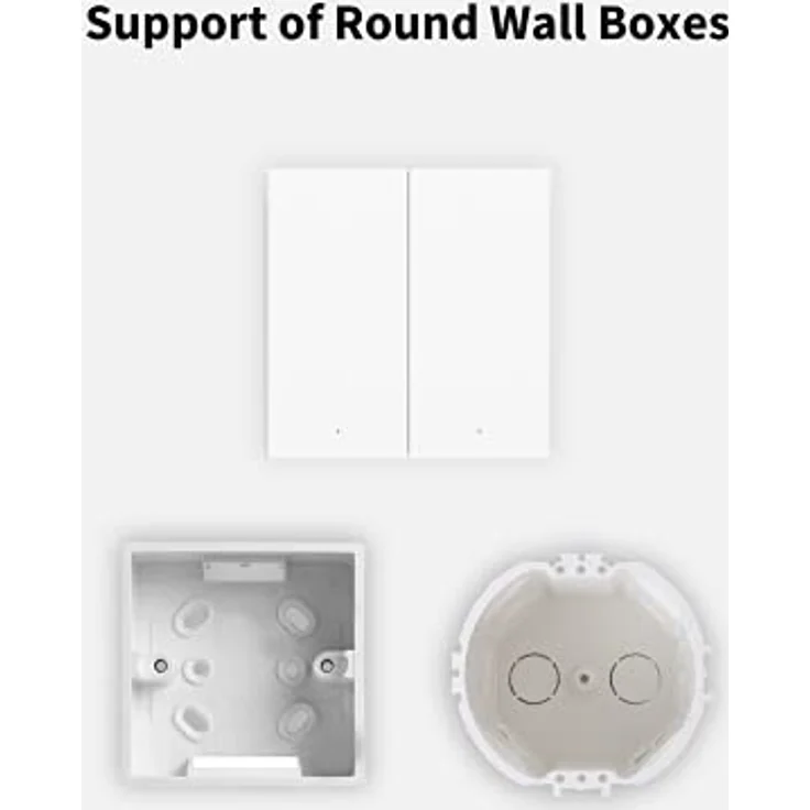 Aqara Smart Wall Switch H1(No Neutral, Double Rocker) (HomeKit) (WS-EUK02) – Bild 4