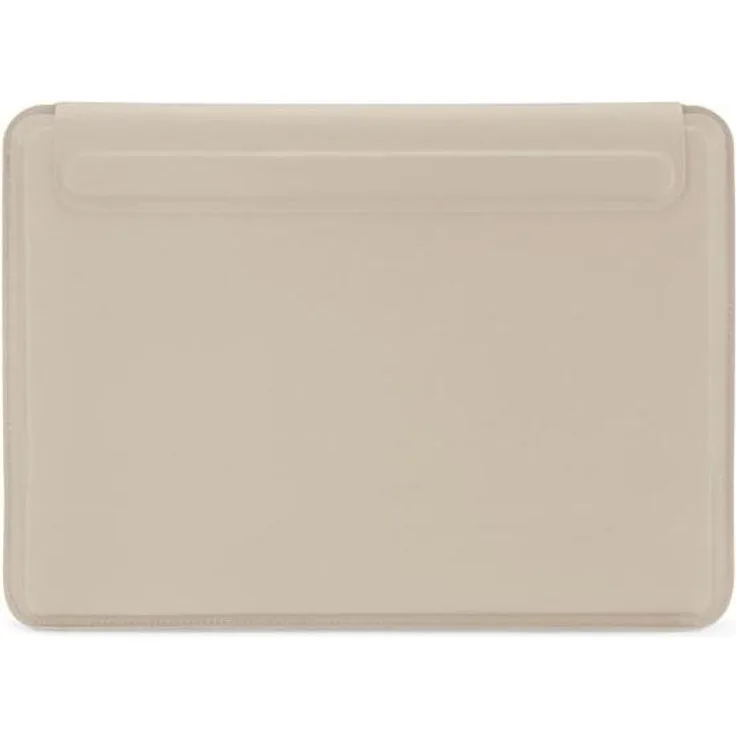 Pipetto Ultra Slim Sleeve für MacBook 13/14 Starlight (14", Apple), veganes Leder, gold, kratz- und wasserfest, mit Magnetverschluss