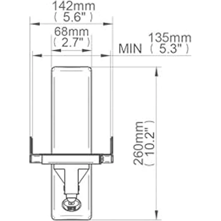 B-Tech - BT77 - Ultragrip ProTM Wandhalterung für Lautsprecher, neig- und schwenkbar, Weiß (Paar) – Bild 5