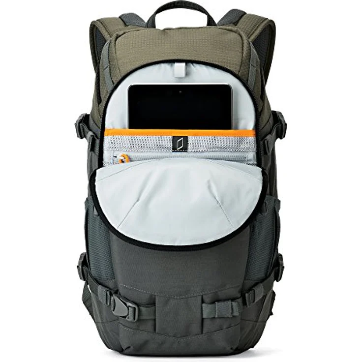 Lowepro LP37014-PWW Flipside Trek Kameratasche BP 250 AW grau-dunkelgrün – Bild 6