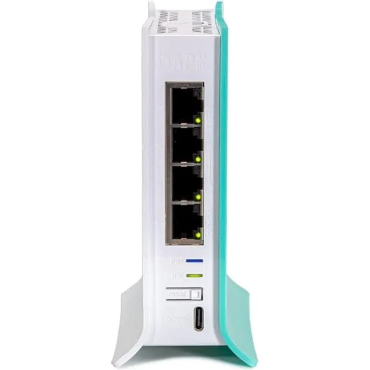 MikroTik home ax Access Point L41G-2axD hAP ax lite TC 2.4 GHz 4x Gigabit Tower - Access Point - WLAN, Robust und langlebig, flexible Gestaltung – Bild 4