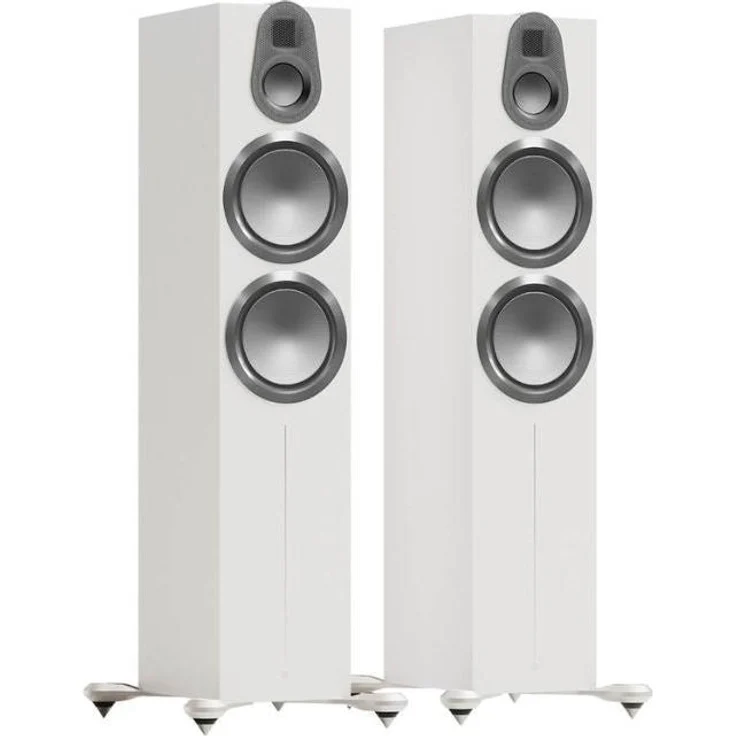 Monitor Audio Gold 500 6G, Standlautsprecher mit 3-Wege-System und 300 W Leistung, schwarz