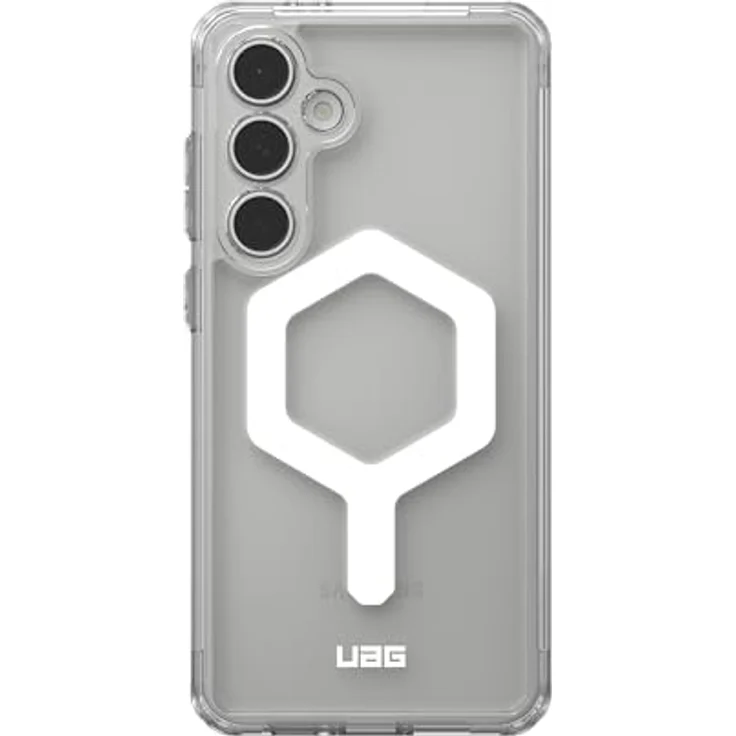 URBAN ARMOR GEAR Plyo Pro Case Samsung Galaxy S24 FE Hülle ice (transparent) / weiß (Wireless Charging / Magnetisches Aufladen optimiert) – Bild 3
