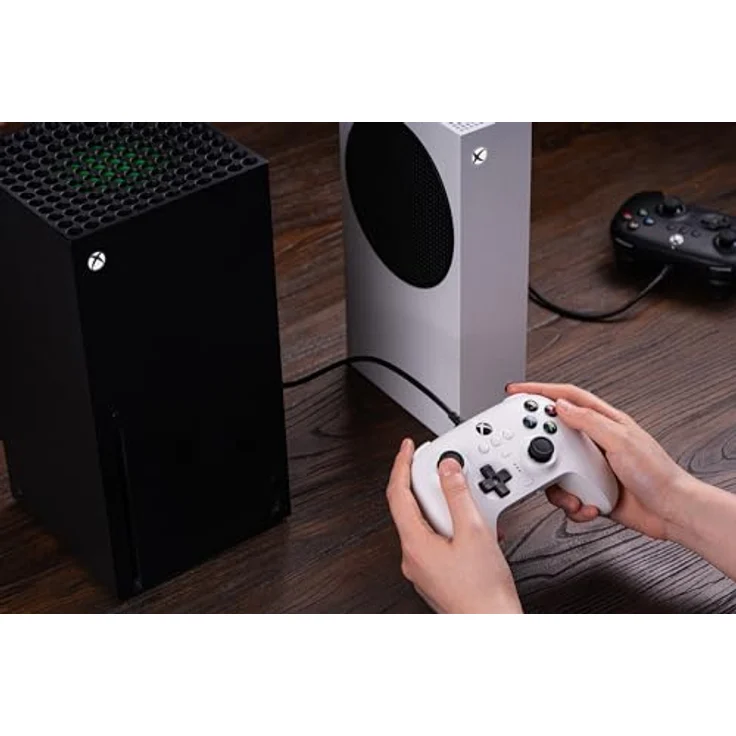8bitdo Ultimate Wired Hall Edition, Gaming Controller für Xbox Series X und PC mit Hall-Effekt-Joysticks, Schwarz – Bild 6