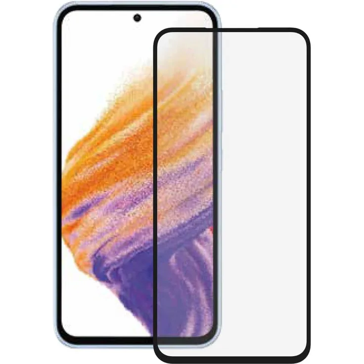 Vivanco Klare Bildschirmschutzfolie 9H für Samsung Galaxy A54 5G, stoßfest, schmutzabweisend, kratzresistent, splitterfrei