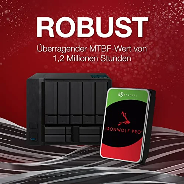 Seagate IronWolf Pro, NAS interne Festplatte 8TB, 3.5 Zoll, 7200 U/Min, CMR, 256 MB Cache, SATA 6GB/S, inkl. 3 Jahre Rescue Service, Modellnr.: ST8000NTZ01 – Bild 5