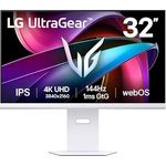 LG Ultragear 32 Zoll 4K UHD Monitor, 144Hz, 1ms, HDR10, AMD FreeSync, DisplayHDR 400, Weiß