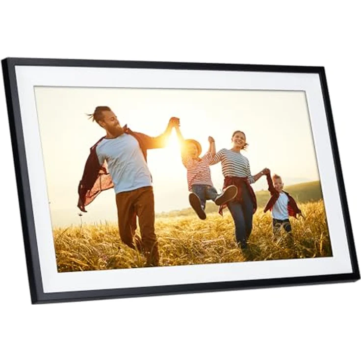 Rollei Smart Frame WiFi 151, Digitaler Bilderrahmen mit 15,6 Zoll IPS Touchscreen, 1920x1080, 32GB Speicher, Schwarz – Bild 2