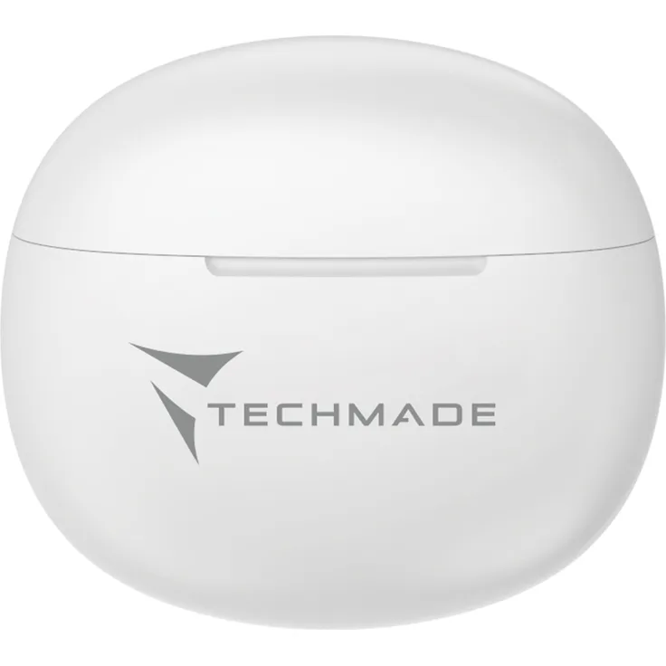 Techmade Ohrhörer K201E, Bluetooth V5.3, 10mm Lautsprecher, Touch-Steuerung, Weiß