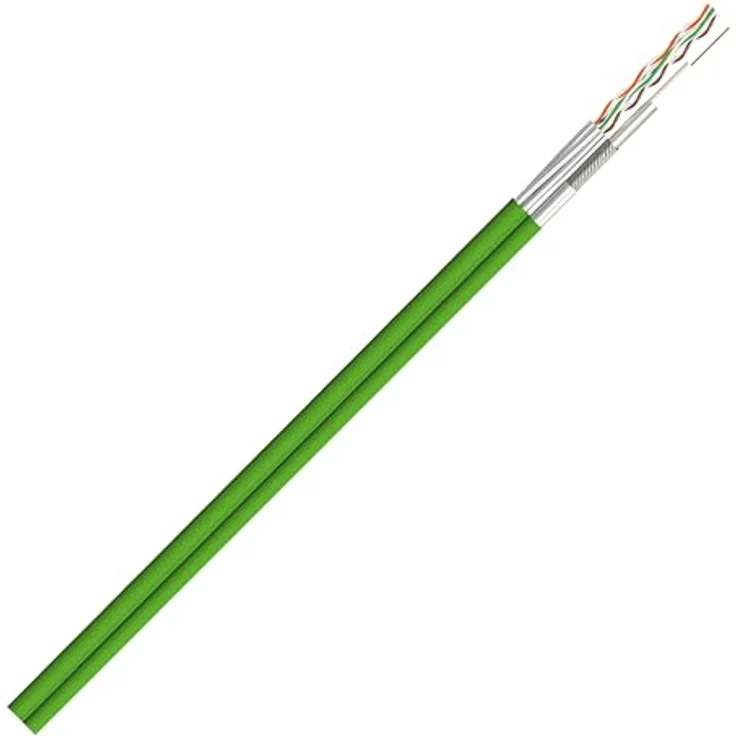 Homeway Hybridkabel (110 dB, Antennendose), 100 Meter, vierfach abgeschirmt, Kupfer, FRNC-Material – Bild 3