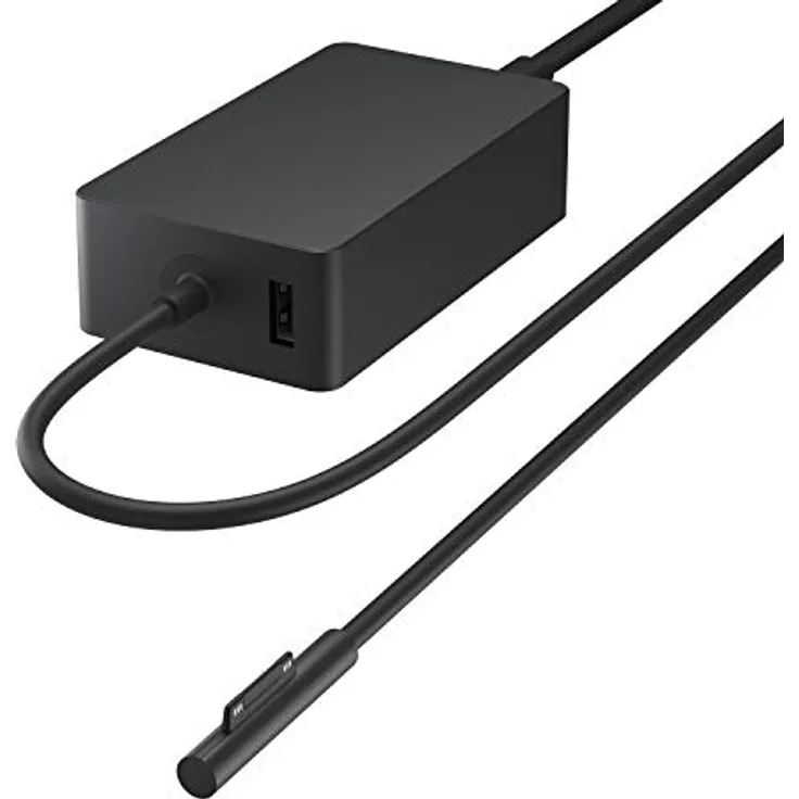 Microsoft Surface 127 W Power Supply, qualitativ hochwertiges Akkuladegerät in Charcoal