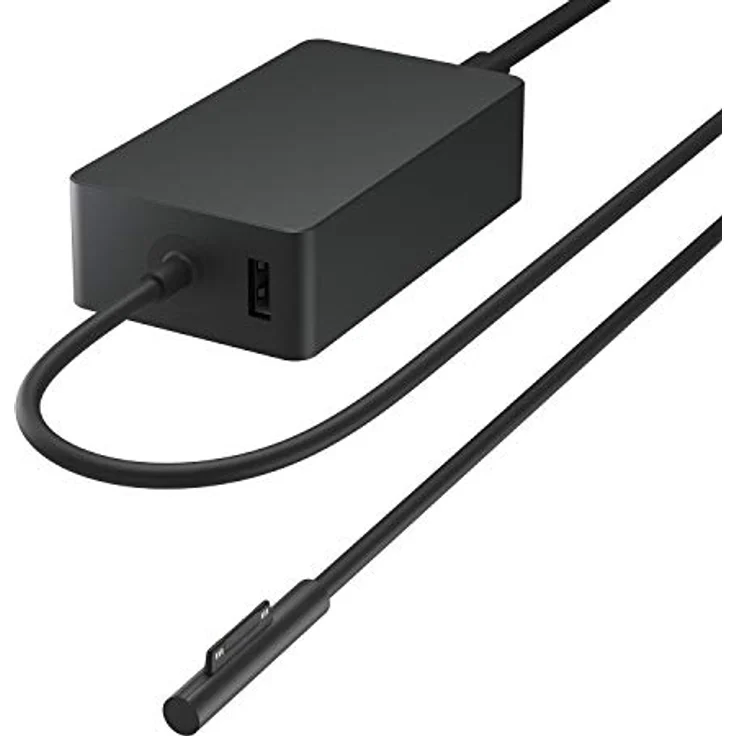 Microsoft Surface 127 W Power Supply, qualitativ hochwertiges Akkuladegerät in Charcoal – Bild 1