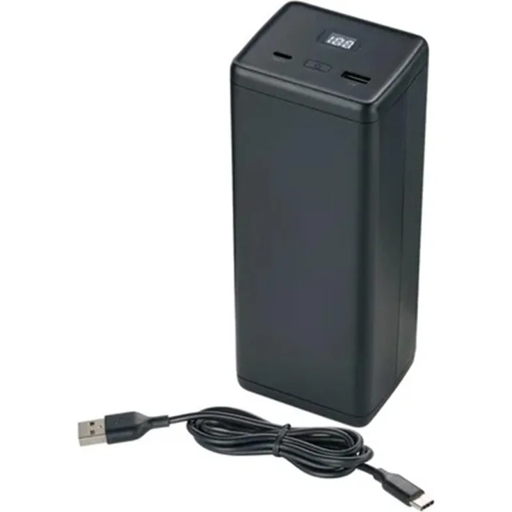 TRONIC Powerstation USB-C und USB-A Powerbank Ladegerät, 69,8 Wh, mit integrierter Euro-Steckdose und Smart Fast Charge Funktion