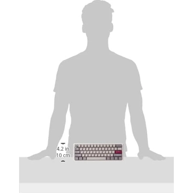 Ducky One 3 Mist Grey Mini Gaming Tastatur, RGB LED - MX-Blue (US) – Bild 6