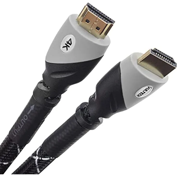 Vultech aa14320pro Kabel HDMI to HDMI V.2.0, 4 K, 60 Hz, 3D arc, 20 m, schwarz/grau