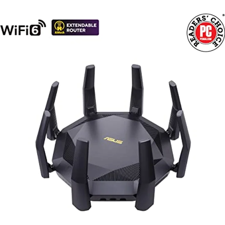 ASUS RT-AX89X - Wireless Router - 8-Port-Switch - 10 GigE, 802.11ax - WAN-Ports: 2 - 802.11a/b/g/n/ac/ax - Dual-Band – Bild 3