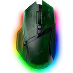 Razer Basilisk V3 Pro Phantom Green Edition, Anpassbare kabellose RGB-Gaming-Maus mit 35K DPI Sensor, 4-Wege-Scrollrad und 13 Tasten