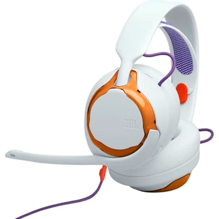 JBL Quantum 250, Over-ear Gaming-Kopfhörer mit 50-mm-Treibern, Türkis, abnehmbares Mikrofon und Noise-Cancelling – Bild 1