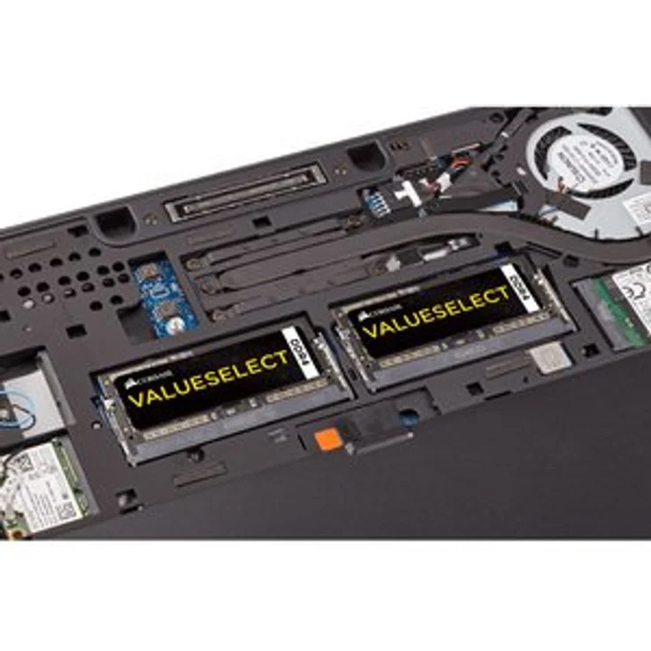 Corsair CMSX32GX4M2A2666C18 Vengeance 32GB (2x16GB) DDR4 2666Mhz 204 Pin SODIMM Performance Notebook Memory Kit, Schwarz – Bild 4