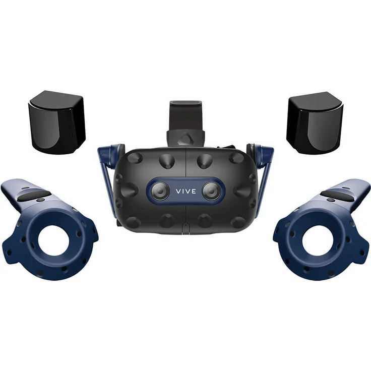 HTC Vive Pro 2 Full Kit, Virtual Reality Headset mit 5K-Auflösung, integrierten Hi-Res Kopfhörern – Bild 1