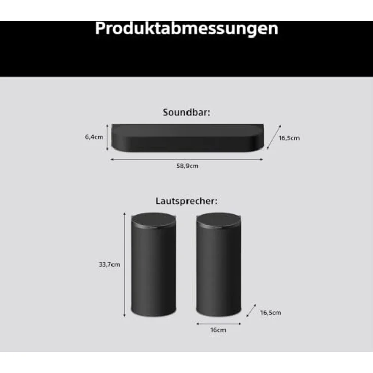 Sony HT-A8 Soundbar, 3.0.2 Kanäle, Dolby Atmos, 405 W Leistung, Schwarz, BRAVIA Sync – Bild 5