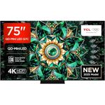 TCL 75Q7C, 75 Zoll QD-Mini LED Fernseher, 4K HDR Premium 3000, Smart Google TV, Dolby Vision IQ & Atmos, HVA Panel, Bang & Olufsen Audio, 144Hz Motion Clarity Pro, Game Master