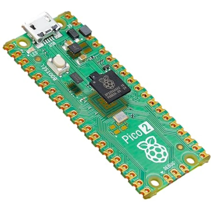 Raspberry Pi Pico 2, RP2350 Mikrocontroller-Board mit Dual Arm Cortex-M33 und 4 MB Flash-Speicher – Bild 2