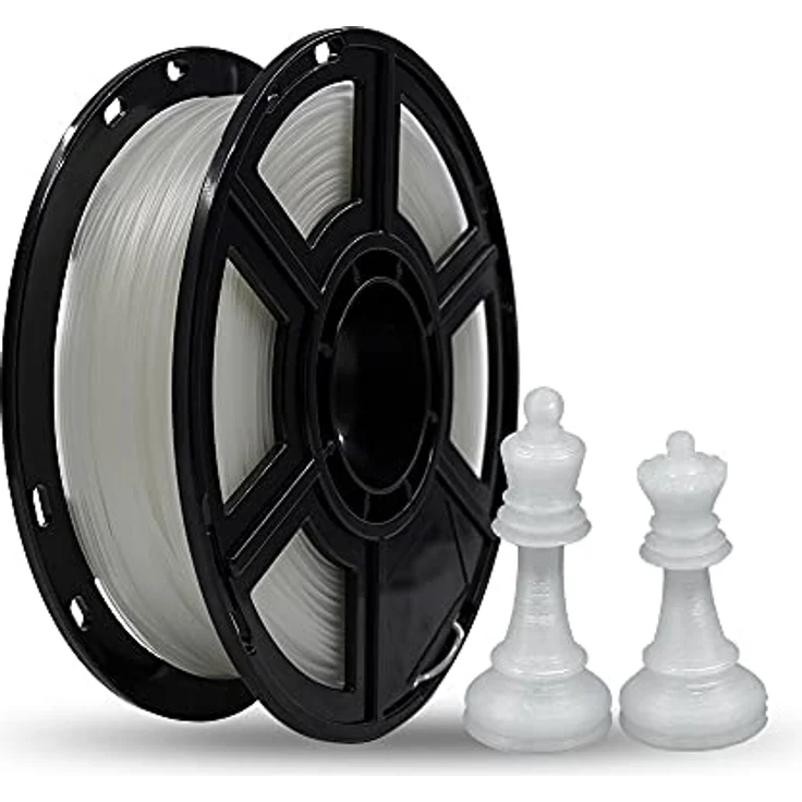 Flashforge® PLA 3D-Druck-Filament, 1,75 mm, 0,5 kg/Rolle, transparent, für Finder und Adventurer 3, blasenfrei und mit verbesserter Formel – Bild 1