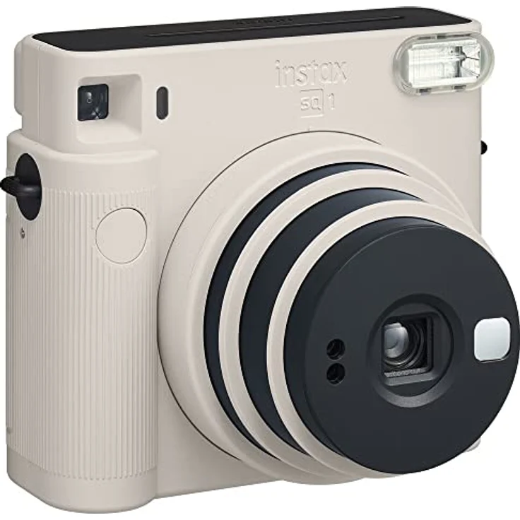 Fujifilm Instax SQUARE SQ1 chalk white EX D Sofortbildkamera + Fujifilm Instax SQUARE Film – Bild 4