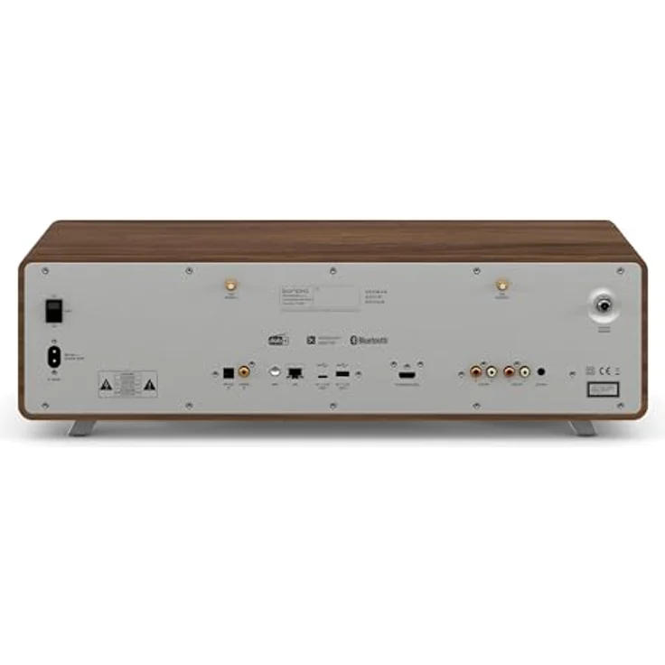 sonoro MEISTERSTÜCK (Gen.2) Kompaktanlage mit CD Player, Bluetooth & Internetradio (Airplay, Chromecast, Spotify, Tidal, FM, DAB+, USB) in Walnussfarbe – Bild 2
