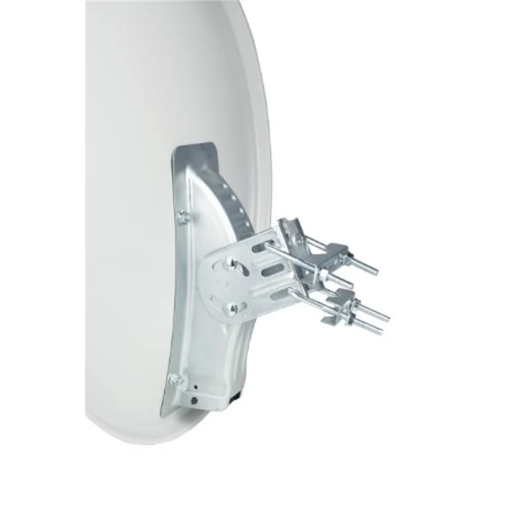 Telestar Digirapid 80 SAT-Spiegel (80 cm Aluminium-Spiegel, vormontierte Masthalterung, 40mm LNB-Halterung) lichtgrau – Bild 2