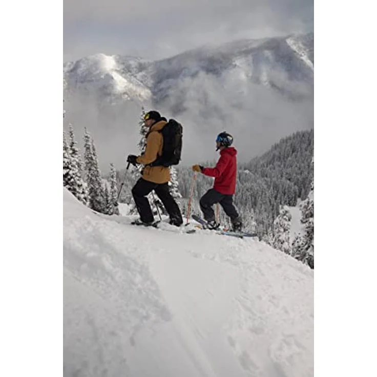 PolarPro Boreal 50L Rucksack - Robust - DWR-beschichtete Außenseite - wasserdichte Nähte - YKK Reißverschlüsse, Schwarz – Bild 5