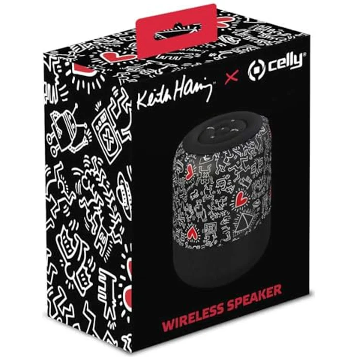 Celly KHSPEAKER Tragbarer Bluetooth-Lautsprecher mit kristallklarem Klang und intuitiver Fernbedienung, Schwarz – Bild 5