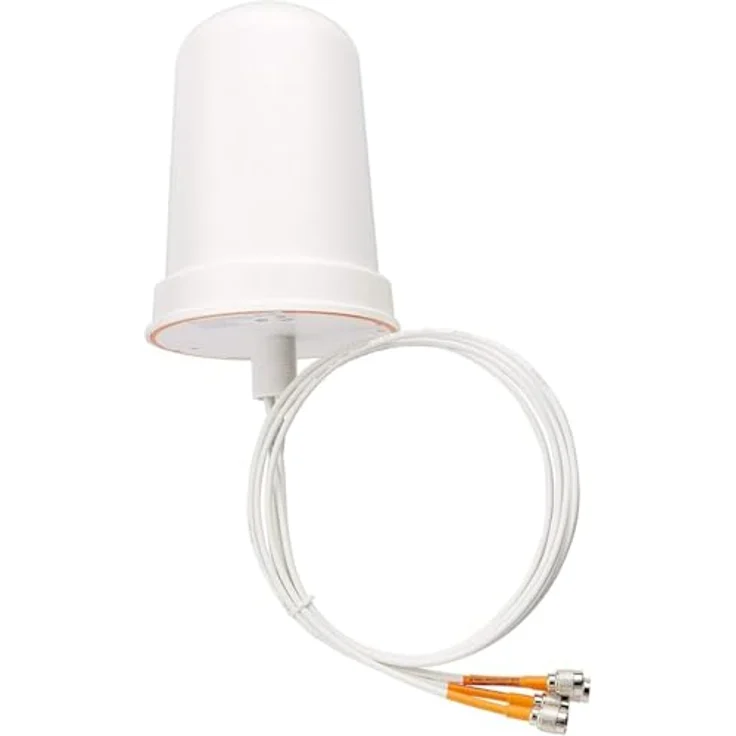 Cisco AIR-ANT2544V4M-RS= Omnidirektionale Netzwerkantenne, RP-TNC 4 dBi, für Innen und Außen, weiß – Bild 2
