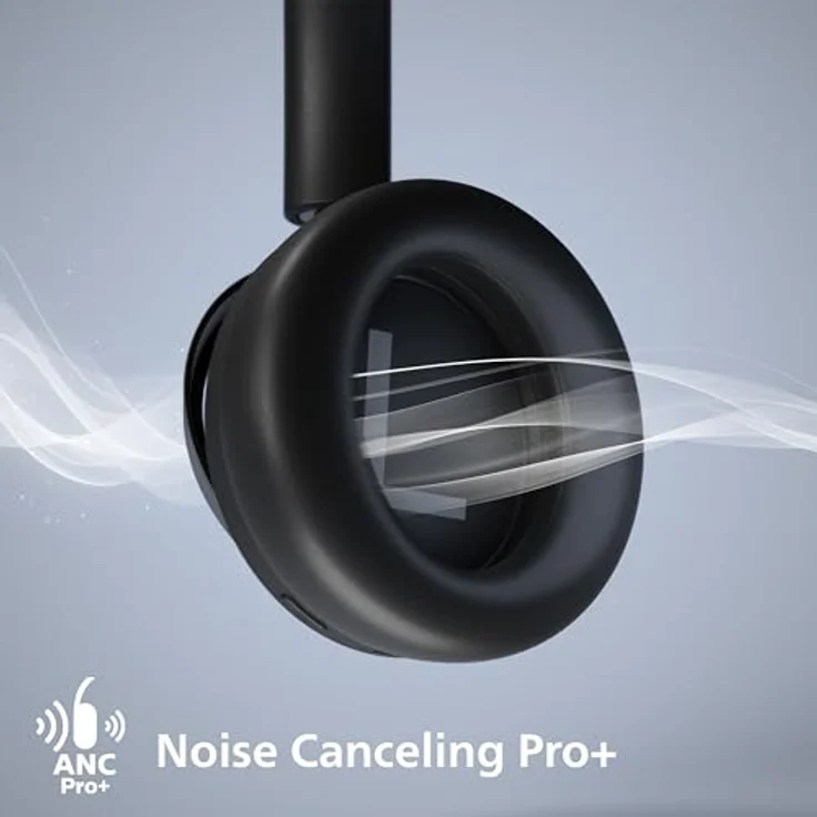Fidelio L4 Noise Cancelling Over-Ear Wireless Bluetooth Kopfhörer - Hervorragende Gesprächsqualität, kompatibel mit Sprachassistenten und bis zu 50 Stunden Musikwiedergabezeit - Schwarz – Bild 3