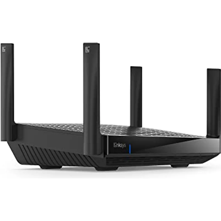 Linksys Hydra Pro 6E Tri‑Band WiFi-6E-Mesh-Router – 8-Stream-Router zum Gamen,Zugriff auf das 6-GHz-Band,bis 6.6 Gbit/s,250 m² Funkabdeckung,mehr als 55 Geräte,geeignet Velop-Mesh-Systeme,MR7500-EU