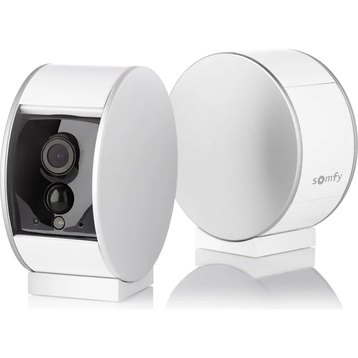 Somfy Indoor Camera 1870584, Netzwerkkamera mit IR-Lampe, weiß