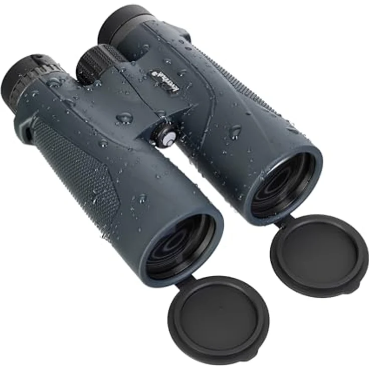 Levenhuk New Karma PLUS 12x50 Fernglas, wetterfest mit hoher Vergrößerung und BaK4-Optik, schwarz – Bild 5