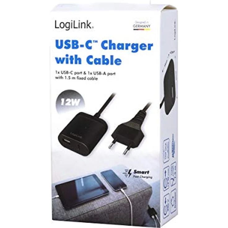 LogiLink USB-Adapterstecker mit Festkabel, 1x USB, 12 Watt – Bild 8