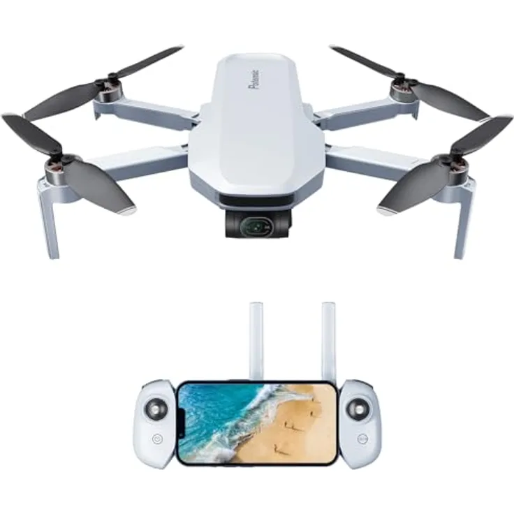Potensic ATOM 4K GPS Drohne mit 3-Achsen-Gimbal, 6KM FPV Videoübertragung, Visuelles Folgen/QuickShots/RTH, 32 Min. Flugzeit, unter 249g, Windstärke 5, 12MP Fotos Kameradrohne für Anfänger Erwachsene